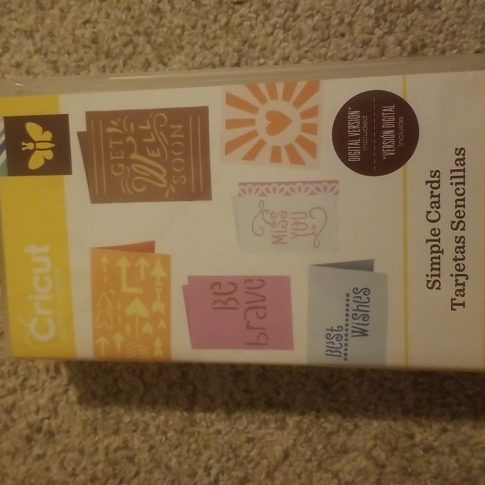 Cricut Cartridge Simple Cards.